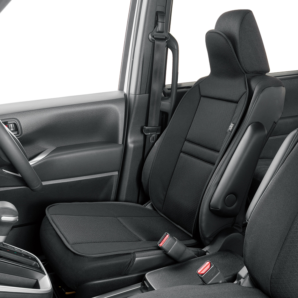 NEW ファブリーズ　シートクッションカバー カラー：ブラック・ベージュ