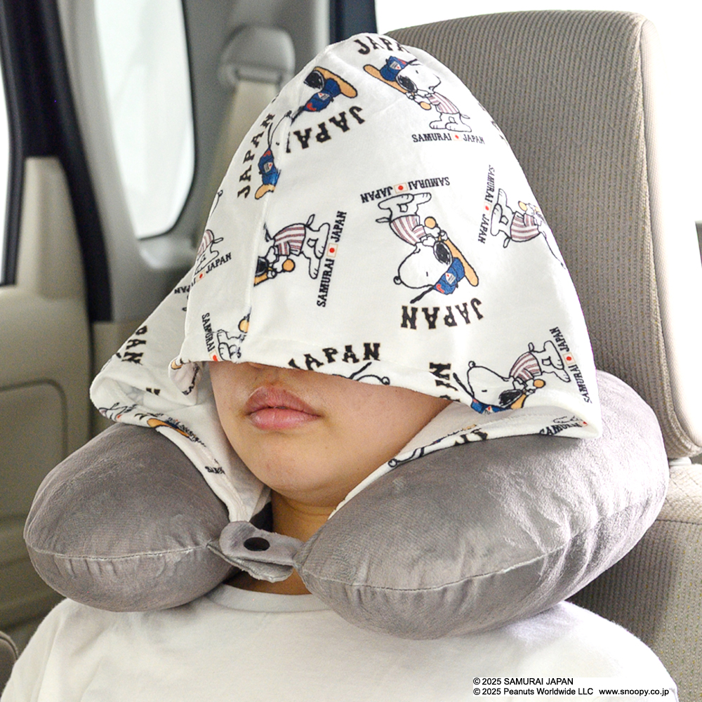 侍ジャパン×PEANUTSネッククッション